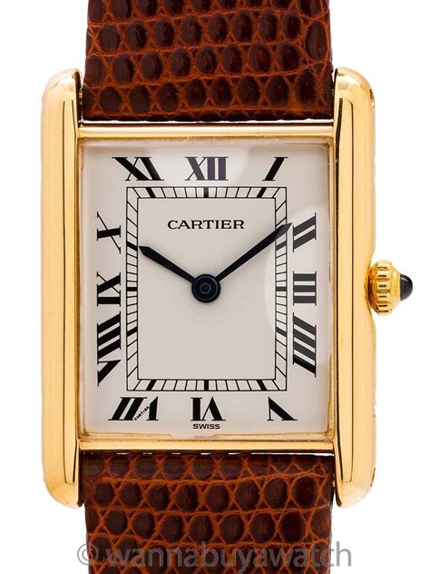 used Cartier Tank watch for sale